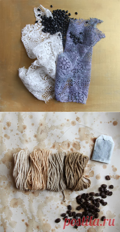 KoloDIY: Покраска ткани и ниток. Натуральные красители