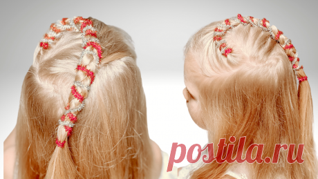 Новогодняя прическа