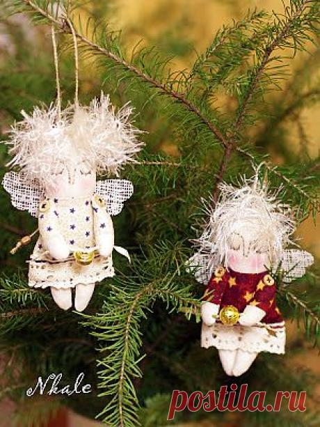 NKALE :-) В каждой игрушке сердце: Мастер-класс от Nkale: рождественский Ангел-Малютка