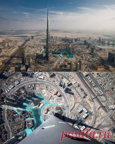 Самое высокое здание в мире — Бурдж-Халифа, Дубай: 822 м