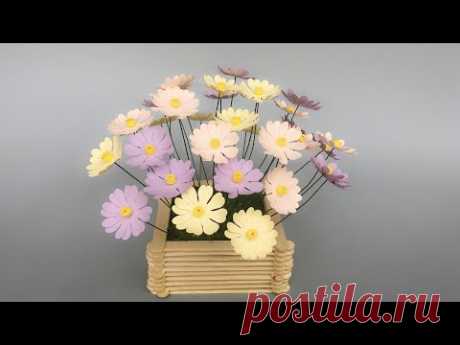 ABC TV | How To Make Daisy Paper Flower With Shape Punch #1 - Craft Tutorial