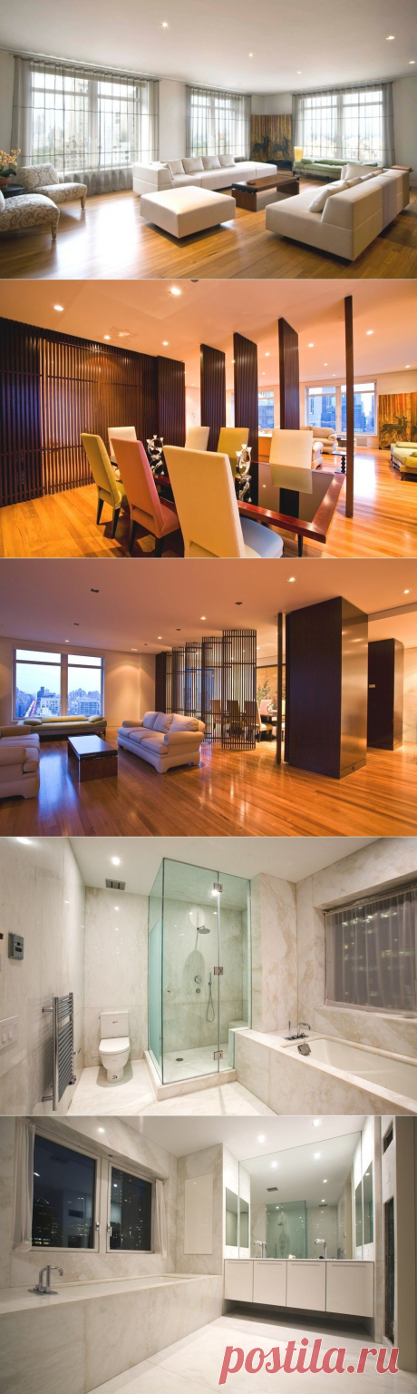 Современные апартаменты на Парк-Авеню, Манхэттен, Нью-Йорк.