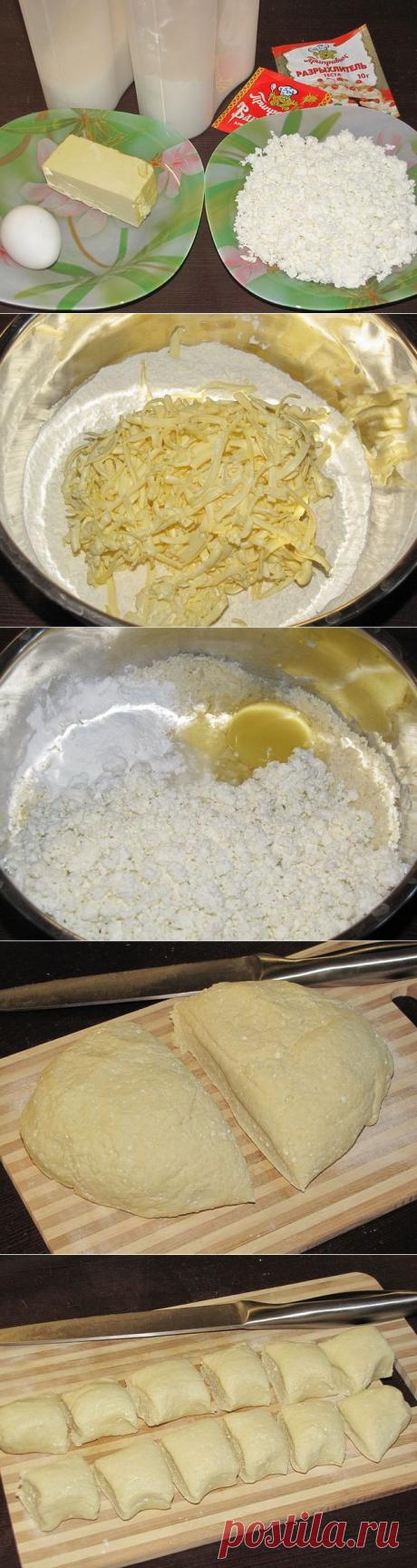 Печенье из творога «Гусиные лапки». | Интересные рецепты