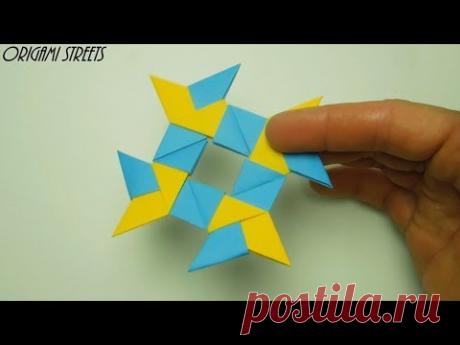Как сделать сюрикен из бумаги - оригами