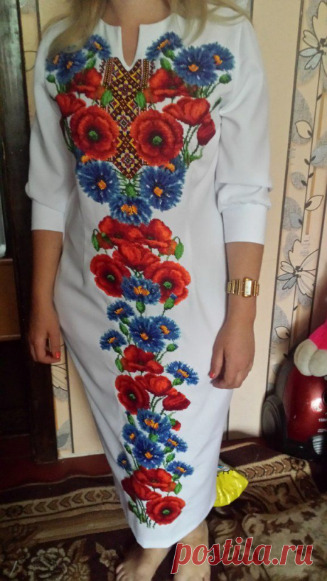 Цветочное платье | biser.info - всё о бисере и бисерном творчестве