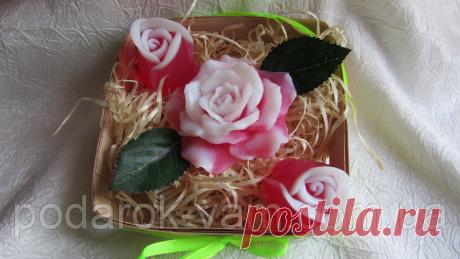 Купить Мыло ручной работы "нежная роза"" в Днепродзержинске