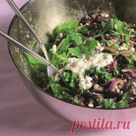 Салат из красной фасоли с творожным сыром, красным луком и сезонным салатом рецепт – итальянская кухня, салаты с фасолью: салаты