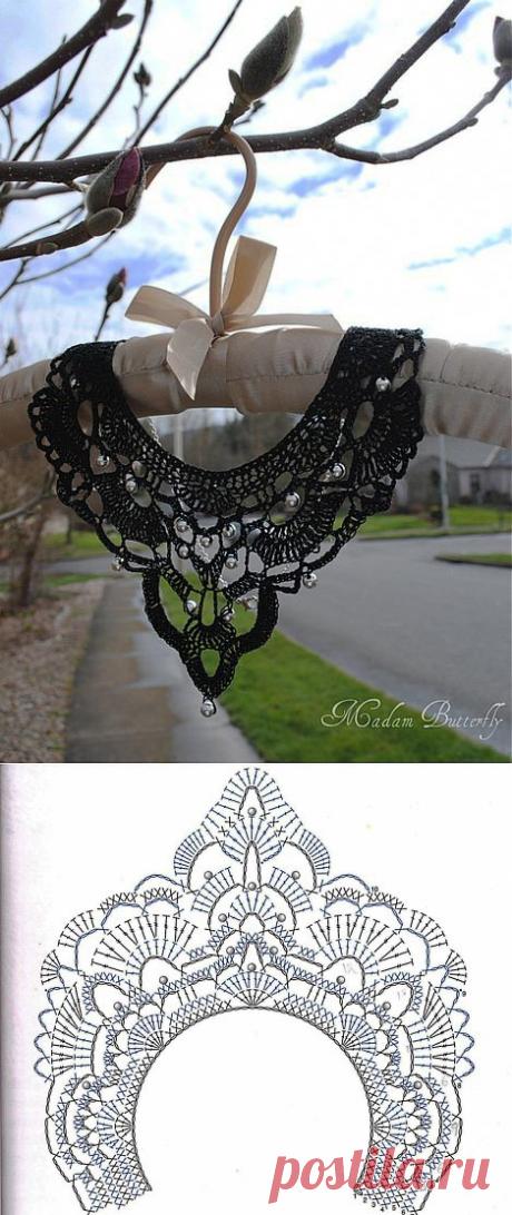 beautiful crocheted necklace. | make handmade, crochet, craft
