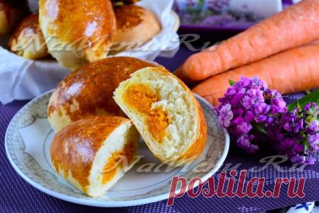 Пирожки с морковью в духовке, пошаговый рецепт с фото
