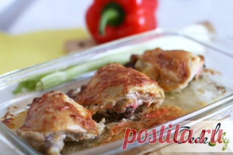 Оригинальный рецепт приготовления куриных бедрышек!