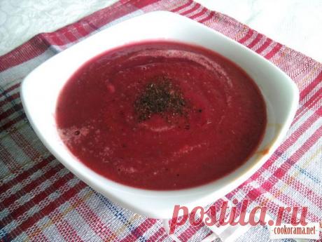 Суп-пюре з буряка / Супи-пюре / Кукорама — смачні рецепти!