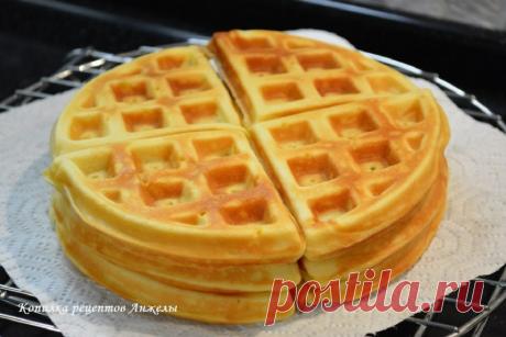 Мягкие, воздушные, сладкие, с хрустящей корочкой: БЕЛЬГИЙСКИЕ ВАФЛИ | Вкусные рецепты