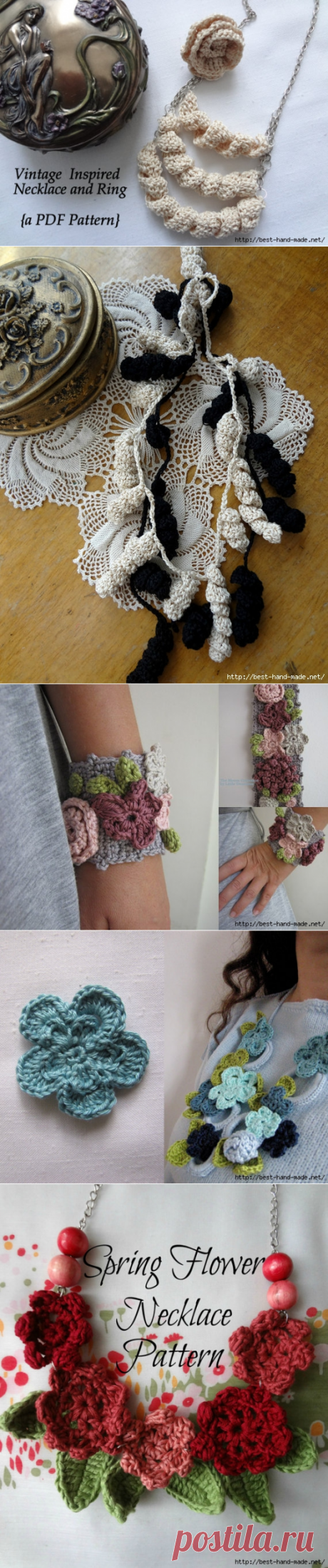 Летние вязаные украшения от Maya Kuzman, Македония