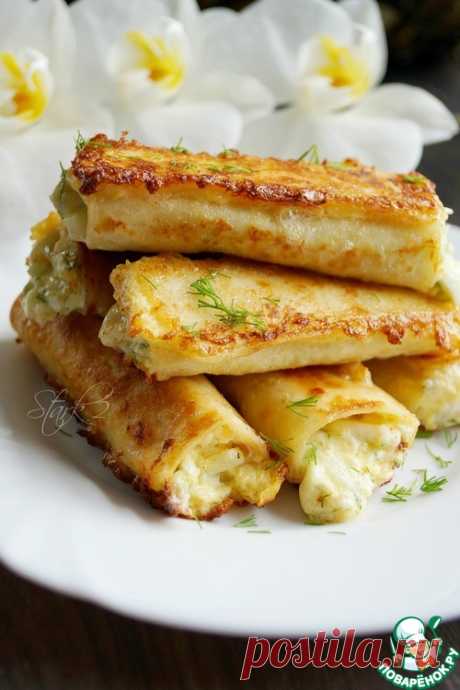 Трубочки из лаваша на завтрак – кулинарный рецепт