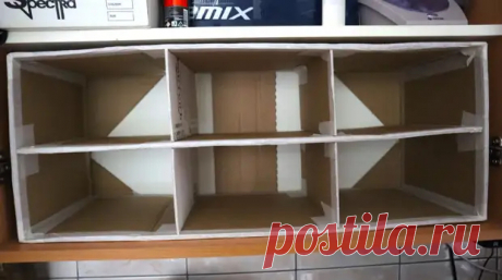 Как я организовала свои шкафы при помощи картона. Теперь я точно знаю, где что лежит - Сам себе мастер - Медиаплатформа МирТесен