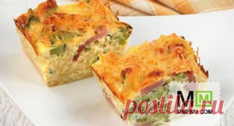 Запеканка из брокколи с лапшой - кулинарный рецепт. Миллион Меню