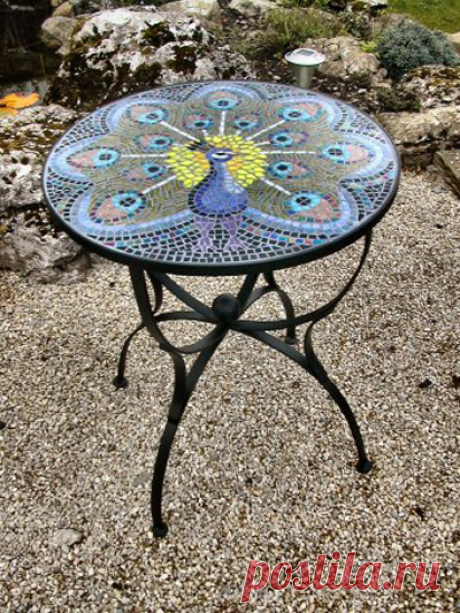 Столешница с мозаикой для столика на даче — 6 соток