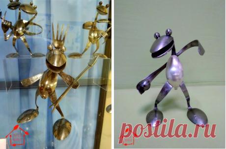 Мастер из Нытвы делает необычные скульптуры из ложек и вилок. Посмотрите на них - Новости Перми и Пермского края, ИА "Текст"