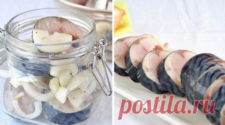 МАРИНОВАННАЯ СКУМБРИЯ: ВСЕГО 20 МИНУТ, И ВКУСНЕЙШАЯ РЫБКА НА СТОЛЕ – В РИТМЕ ЖИЗНИ