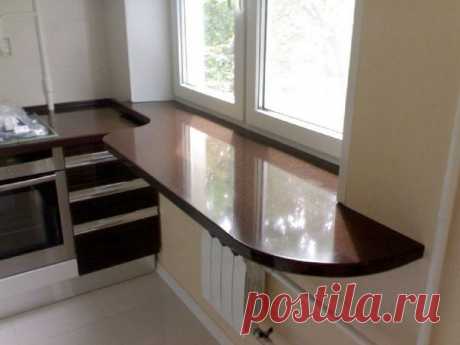 Идея для подоконника на кухне