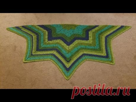 The Starburst Shawl Crochet Tutorial!