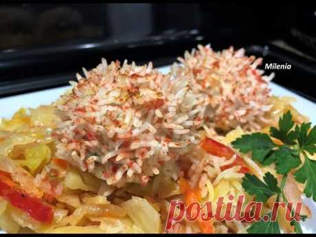 МЯСНЫЕ ЕЖИКИ. Горячее Блюдо, Готовлю вместо голубцов или тефтелей. Все просят добавку.