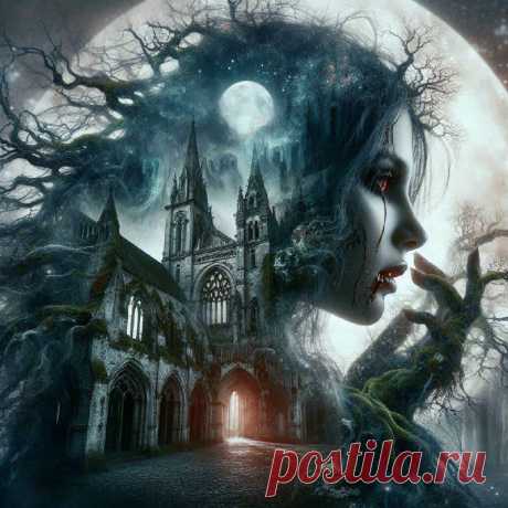 Симфония Света и Тьмы: Вампир в Мистическом Ландшафте. dalle - Dalle примеры промтов - Форум ИИ о нейросетях - Yes Ai