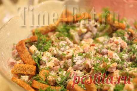 Немецкий салат с колбасой и фасолью | Пора перекусить!