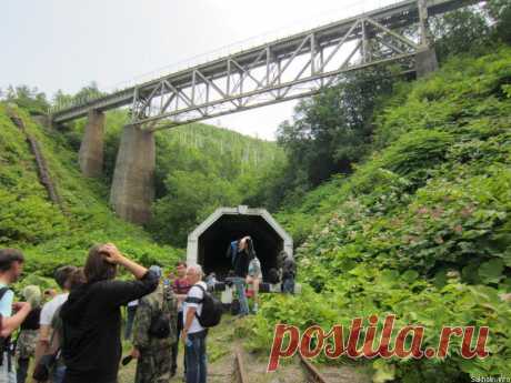 Чертов мост. Лариса Лементуева. 26.08.2014. Холмск. Южно-Сахалинск, Холмск. Сахалин.Инфо