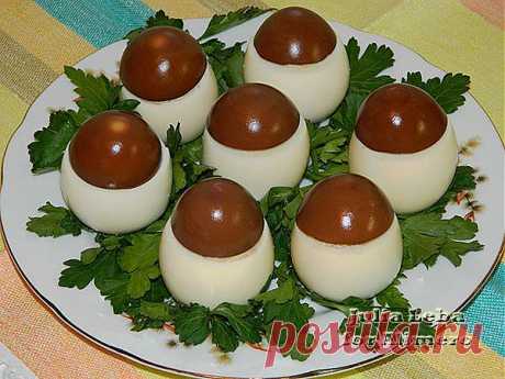 Грибочки. Закуска с печенью трески.