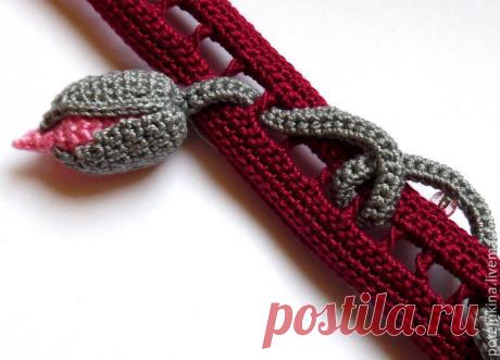 Мастер-класс по вязанию крючком декоративного элемента «Бутон» - Ярмарка Мастеров - ручная работа, handmade