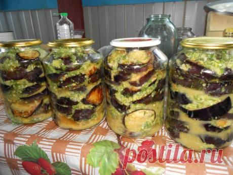 ОСТРАЯ ЗАКУСКА ИЗ БАКЛАЖАН.