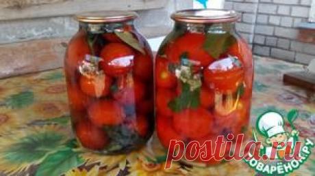 Помидорчики с базиликом - кулинарный рецепт