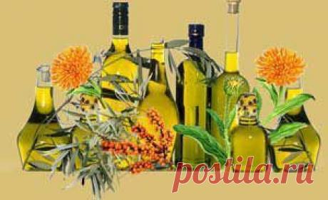 Натуральные масла лекарственных растений в народных рецептах / Будьте здоровы
