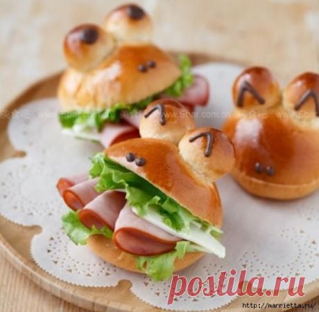 Веселые хот-доги. Рецепт теста и забавные идеи