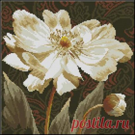 схема для вышивки крестом В обьятиях света