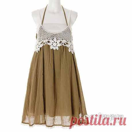 Делаем вязаную вставку на одежде своими руками | Варварушка-Рукодельница