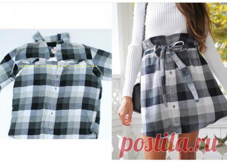 Фланелевая юбка своими руками