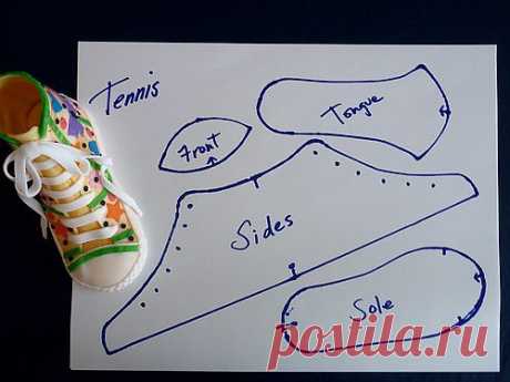 Template for Converse Tennis Shoe photo by Art Cakes from Flickr at Lurvely