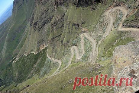 Сани Пасс,Натал Южная Африка -дороги