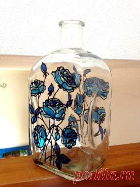 Наши руки не для скуки - голова подмога им! – Ангелина Шипарева добавила фотографию в альбом Украшение старых бутылок ( разная...
