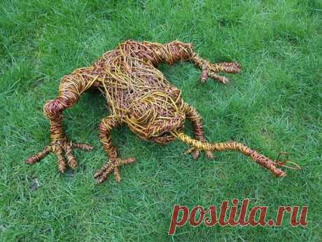 Декор из прутьев в саду: оригинальные идеи - Planetalsad