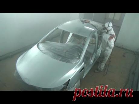 Полная покраска с проёмами, как не сойти с ума и не потерять качество.