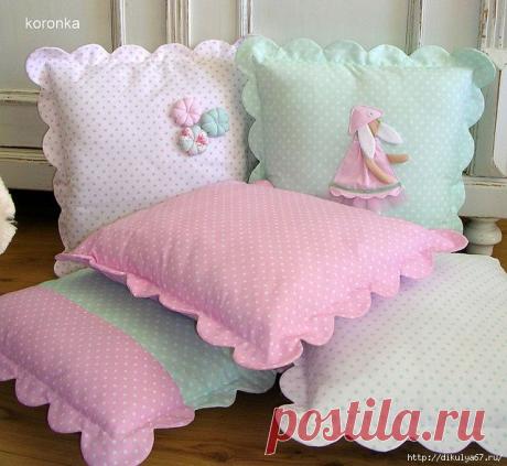 Для наших рукодельниц - Красивые подушки. Идеи для творчества | Домохозяйки