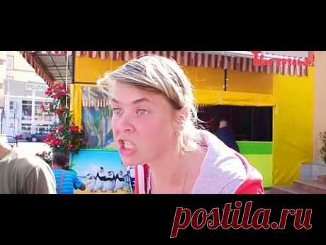 Российское гипер-быдло понаехало загаживать оккупированую украинскую Алушту