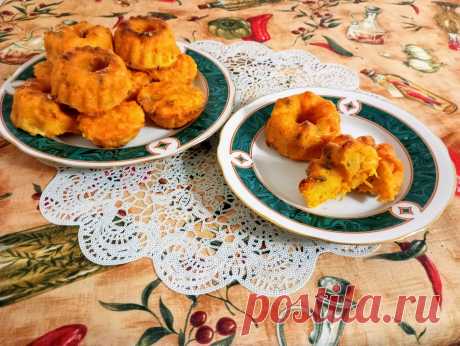 Морковные кексы 325 ккал рецепт с фото пошаговый от Людмила Трофимова - Овкусе.ру