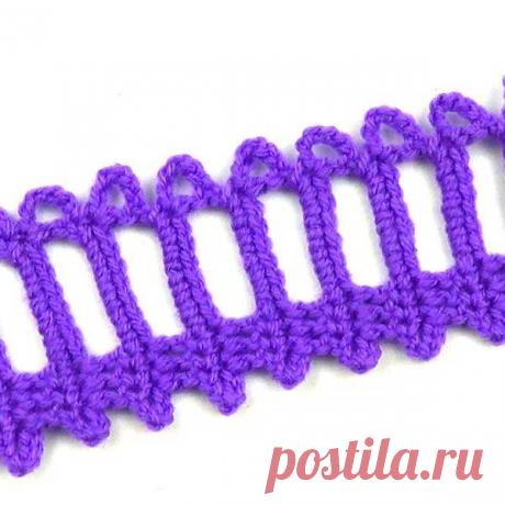 Ажурная тесьма Заборчик