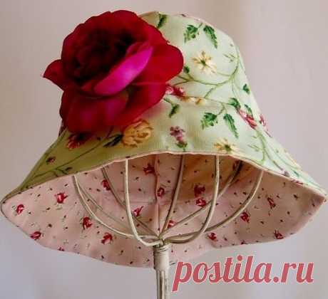 Две выкройки летних шляпок