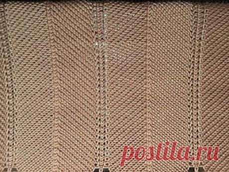 М вязание зигзаги