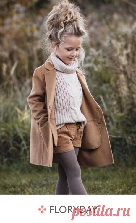 Girls' Casual Solid Lapel Coats